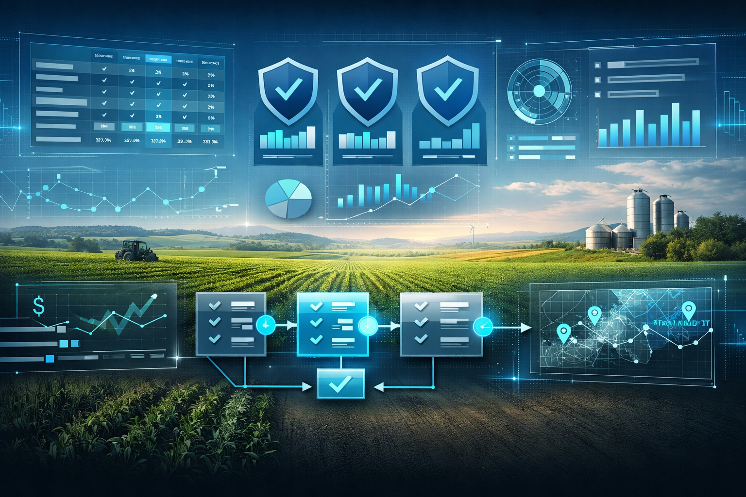 Visual de solución agroseguros de Zyncro