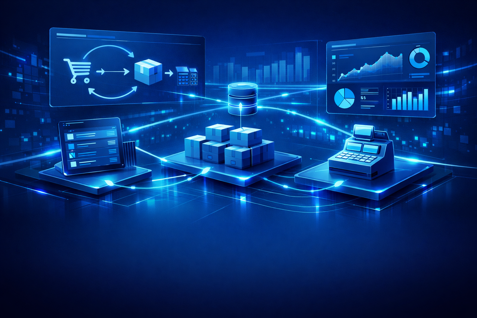 Visual de solución comercial de Zyncro